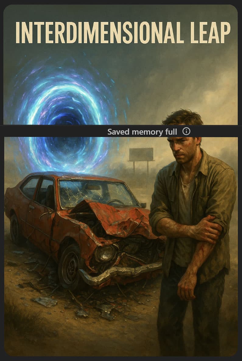 Interdimensional leap